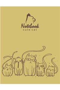 Notebook cute cat