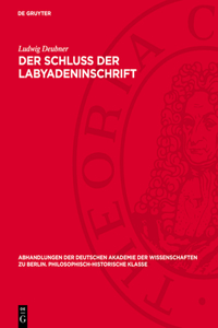 Der Schluß Der Labyadeninschrift