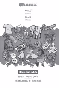 Amharic (in Geʽez script) - Malti, visual dictionary, BW