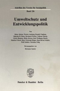 Umweltschutz Und Entwicklungspolitik