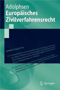 Europaisches Zivilverfahrensrecht