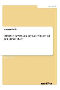 Implizite Bewertung der Lieferoption für den Bund-Future