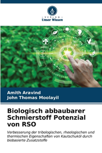 Biologisch abbaubarer Schmierstoff Potenzial von RSO