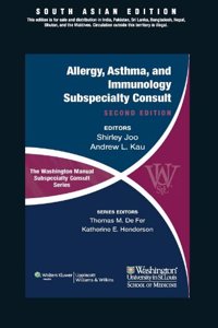 The Washington Manual Subspeciality Consult Series-Allergy, Asthma, and Immunology, 2/e