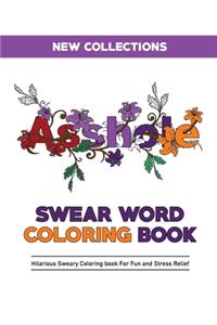 Asshole Swear Word Coloring Book