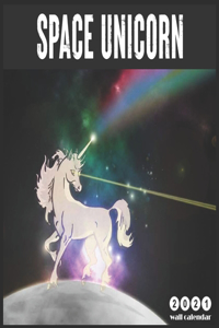 Space Unicorn 2021 Wall Calendar