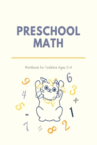 Preschool Math Workbook for Toddlers Ages 2-4