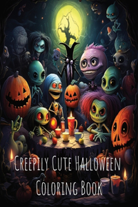 Creepily Cute Halloween Coloring Book