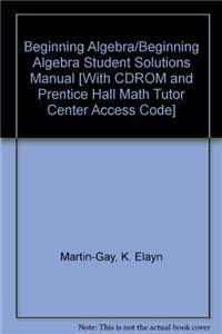 Beginning Algebra/Beginning Algebra Student Solutions Manual