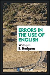 Errors in the Use of English