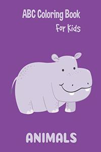 Animals ABC Coloring Book For Kids