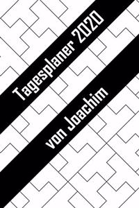 Tagesplaner 2020 von Joachim