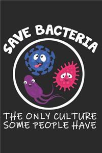 Save Bacteria The Only Culture Some People Have