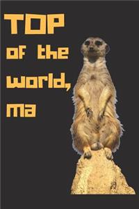 Meerkat Lover Blank Lined Notebook Journal