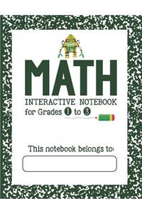 Math Interactive Notebook - Grades 1 to 3