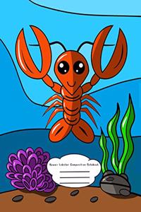 Kawaii Lobster Composition Notebook