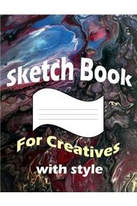 Sketch book for creatives with style