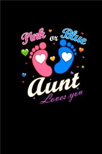 Pink Or Blue Aunt Loves You