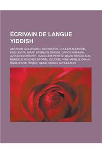 Ecrivain de Langue Yiddish