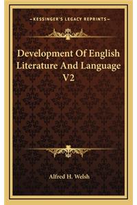 Development of English Literature and Language V2