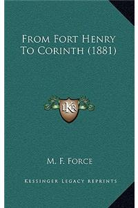 From Fort Henry to Corinth (1881)