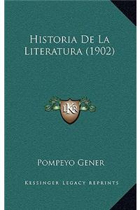 Historia de La Literatura (1902)