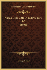 Annali Della Citta Di Padova, Parts 1-3 (1804)