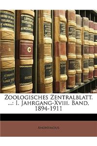 Zoologisches Zentralblatt. ...