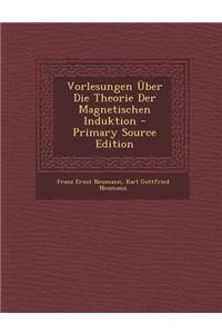 Vorlesungen Uber Die Theorie Der Magnetischen Induktion - Primary Source Edition