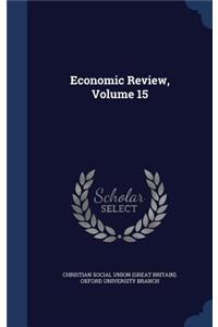 Economic Review, Volume 15