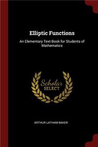 Elliptic Functions