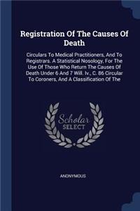 Registration Of The Causes Of Death