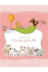 Livre de coloriage C'est une petite fille 1