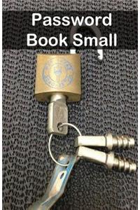Password Book Small: Password Book Small / Diary / Notebook Lock and Key