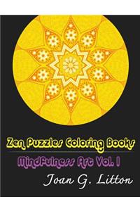 Zen Puzzles Coloring Books