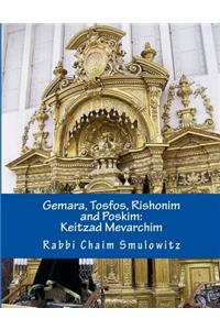 Gemara, Tosfos, Rishonim and Poskim