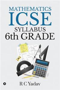 Mathematics - ICSE syllabus 6th Grade