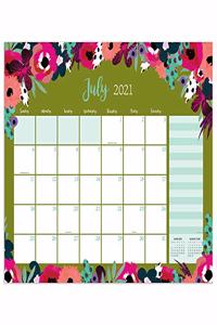 Cal 2022- Modern Flowers Academic Year Desk Pad