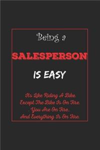 Being A Salesperson Is Easy