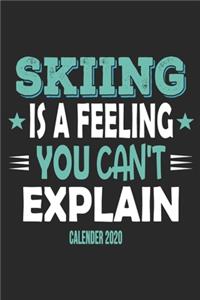 Skiing Is A Feeling You Can't Explain Calender 2020