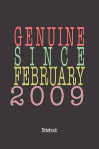 Genuine Since February 2009