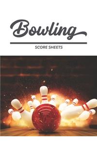 Bowling Score Sheets