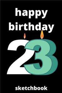 Happy birthday sketchbook