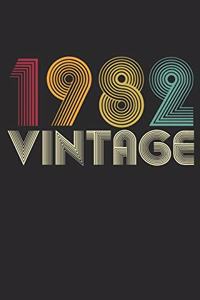 Vintage notebook paper 1982 Birthday 38th Gift