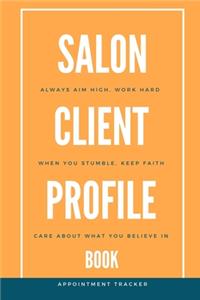 Salon Client Profile Book
