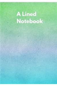 A Lined Notebook