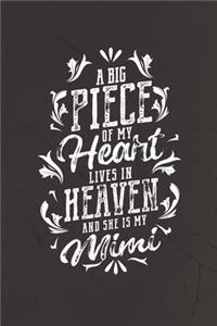 A Big Piece Of My Heart Live In Heaven And She Is My Mimi