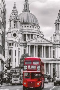 Red Double-Decker Bus in London Journal