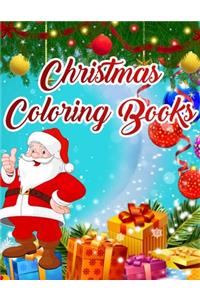 Christmas Coloring Books: Colorful Christmas Coloring Book For Adult Features 40 Original Hand Drawn Designs Printed on Artist Quality Paper with Perforated Pages, Stress man