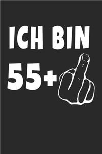 Ich Bin 55 + Mittelfinger